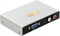 Конвертер ST-Lab, <M-450> VGA to HDMI (VGA(15F)+2RCA->HDMI 19F) + б.п.