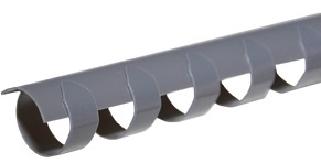 Пружины пластиковые d 10 мм (100 шт) серые