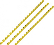 Пружины пластиковые d 8 мм (100 шт) желтые