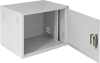 Настенный антивандальный шкаф, 9U, Ш600хВ470хГ450мм, OEM, серый