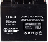 Аккумуляторная батарея General Security GS 18-12